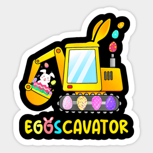 Easter Egg Hunt For Kids Toddlers Eggs Cavator Sticker